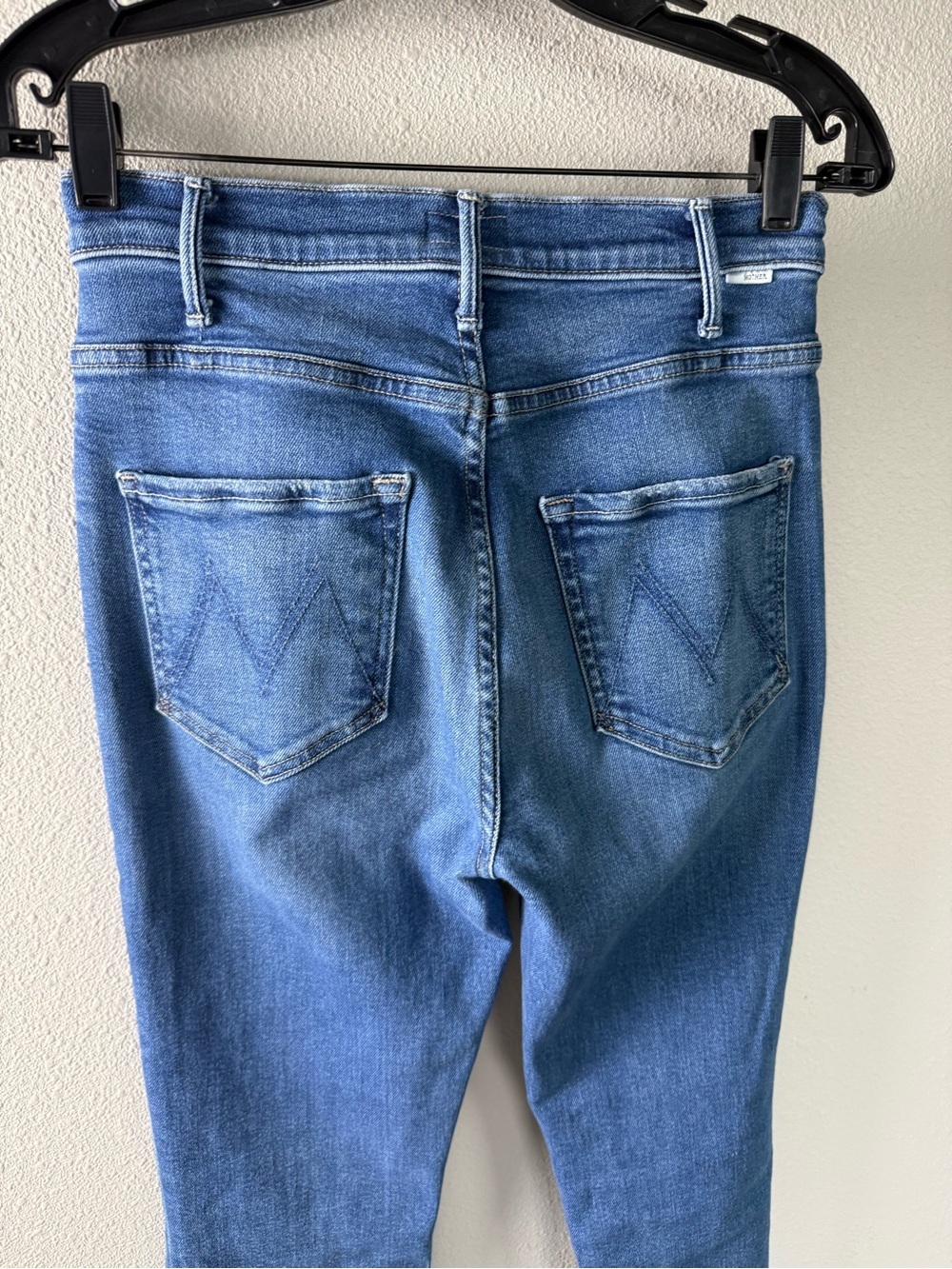 MOTHER The Hustler Ankle Fray Bootcut Jeans Grasping At Straws Denim Women’s 27 - Picture 9 of 14